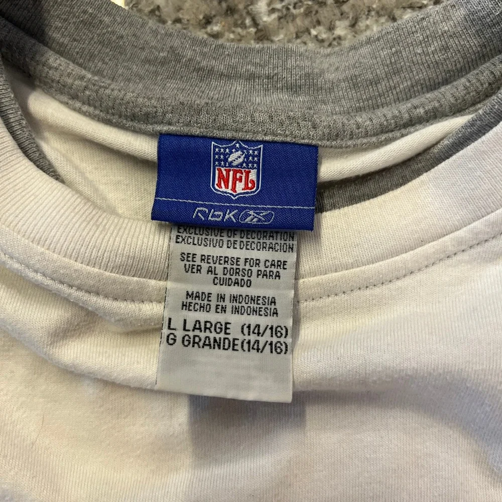 Vintage 2000s New York Giants‎ Reebok NFL Long Sleeve Shirt Large 14/16